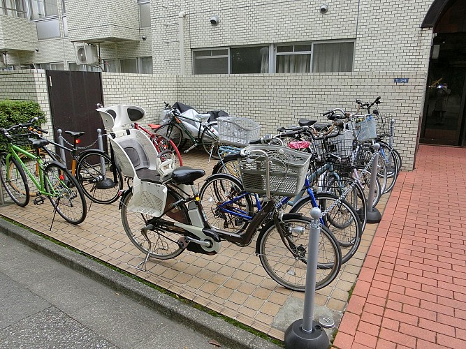 駐輪場です 駐輪場です