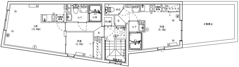 5F平面図 5F平面図