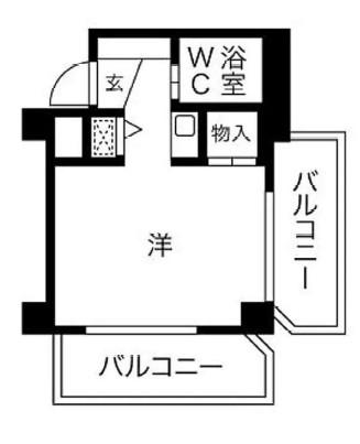 2面バルコニー角部屋 2面バルコニー角部屋