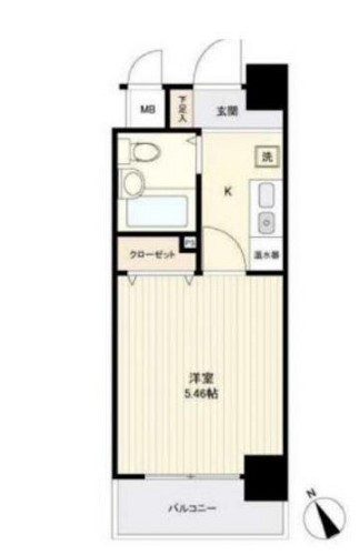 お部屋の間取り図です お部屋の間取り図です