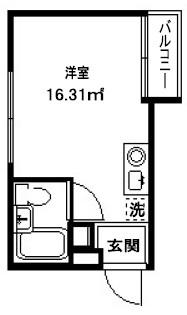 お部屋の間取り図です お部屋の間取り図です