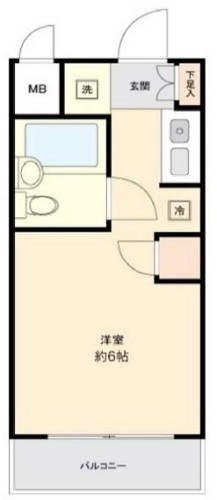 お部屋の間取り図です お部屋の間取り図です