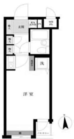 お部屋の間取り図です お部屋の間取り図です