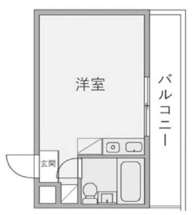 お部屋の間取り図です お部屋の間取り図です