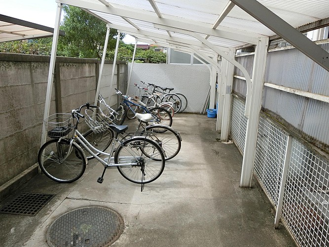 駐輪場です 駐輪場です