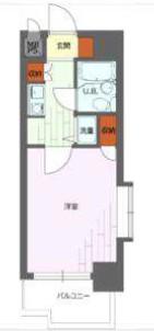 西南向き2面採光の角部屋 1Kタイプのお部屋です。 西南向き2面採光の角部屋 1Kタイプのお部屋です。