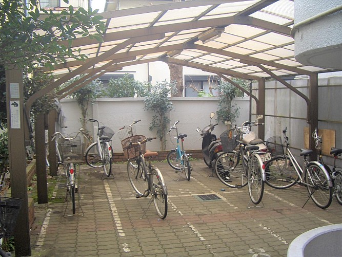 駐輪場です 駐輪場です