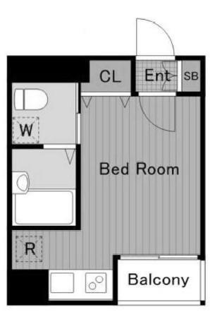 お部屋の間取り図です お部屋の間取り図です