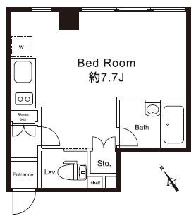 お部屋の間取り図です お部屋の間取り図です